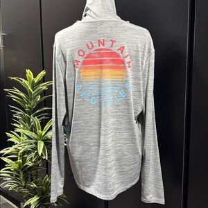 Mountain and Isles Hoodie,pull over,UPF 50 Sun protect,quick dry,stretch,sunrise